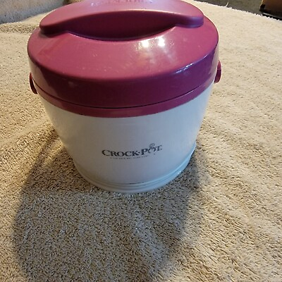 #ad Crock Pot To Go Travel Size Lunch Crock Food Warmer Pink 20oz $14.87