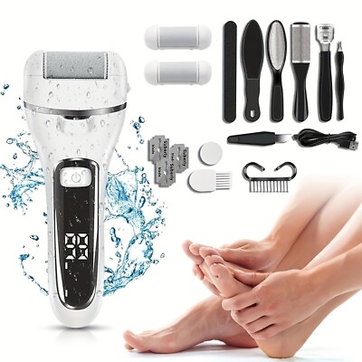 #ad Electric Callus Remover for Feet Rechargeable Portable Foot File Pedicure Set $17.99