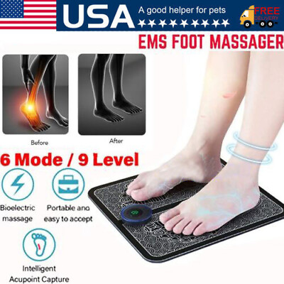 EMS Foot Massager Leg Reshaping Electric Deep Kneading Muscle Pain Relax Machine $10.49