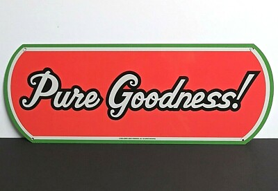 #ad #ad Authentic Jimmy Johns Pure Goodness Tin Fast Food Metal Sign 6.5quot;h x 18quot;w 2004 $29.99