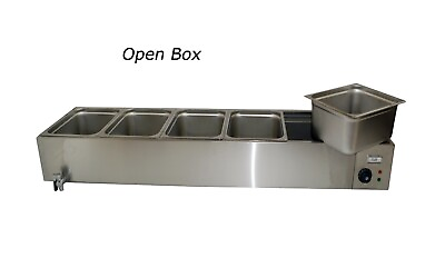 #ad Open Box 110V 5*1 2 size pans Buffet Desktop Food Warmer 6in Deep 1500W $329.00
