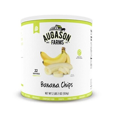 #ad Augason Farms BANANA Chips Camping Emergency Survival Food Long Term Storage MRE $23.50