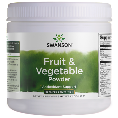 #ad Swanson Fruit and Vegetable Powder 8.11 oz Powder $21.77