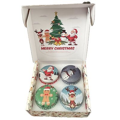#ad SET OF 4 CHRISTMAS CANDLES Four Different Scents Listed In Description $12.99