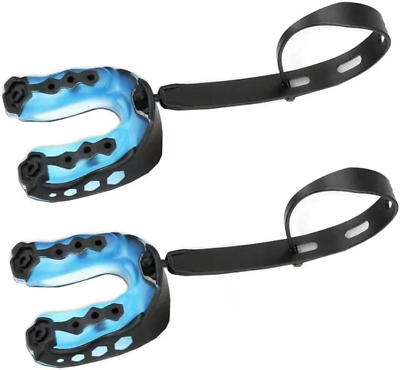 #ad 2Pack Football Mouth Guard with Strap Soft Youth Mouth Guard Professional Sport $22.49