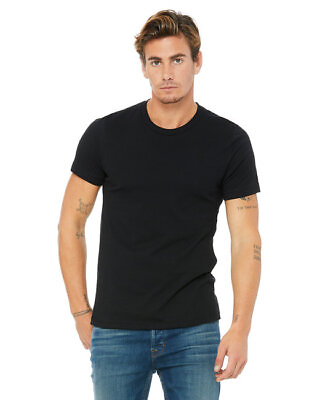 #ad Bella Canvas 3001C Unisex Short Sleeve Pre Shrunk Stylish Jersey T Shirt $8.81