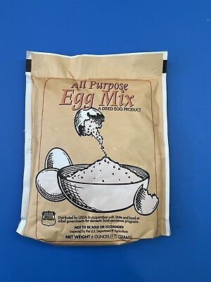 #ad All purpose egg mix – Dehydrated Eggs Camping Prepper amp; Survival Food 6 oz $17.99