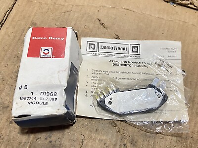#ad GM 1987744 Delco D1968 HEI Distributor Ignition Control Module 744 NOS OEM $25.00