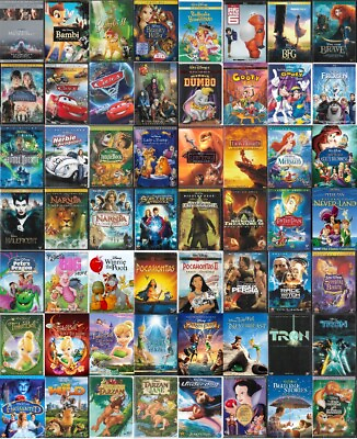 DVD Mania Pick Your Movies Disney Pixar Dreamworks Blue Sky Combine Ship DVD Lot $2.99