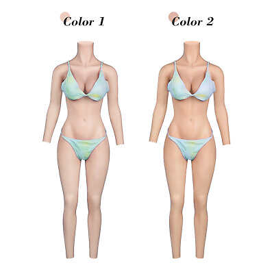 #ad Realistic Silicone Breast Forms C Cup with Arms Fake Vaginas Tights Body Suits $169.99
