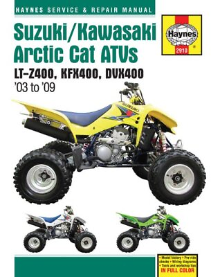 #ad Haynes Suzuki Kawasaki Artic Cat ATVs #x27;03 to #x27;09 Service amp; Repair Manual : ... $44.28