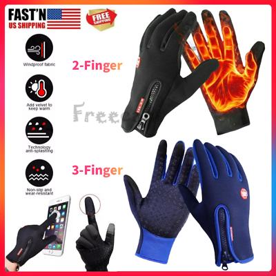 Thermal Windproof Waterproof Winter Gloves Touch Screen Warm Mittens Men Women $7.54