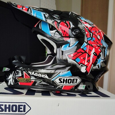 #ad #ad SHOEI VFX W BARCIA Motocross Helmet Size L Justin Barcia Replica From Japan $499.00