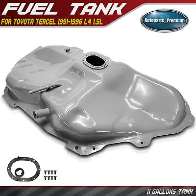 #ad 11 Gallons Silver Fuel Tank for Toyota Tercel 1991 1996 Paseo 1992 1996 L4 1.5L $126.99