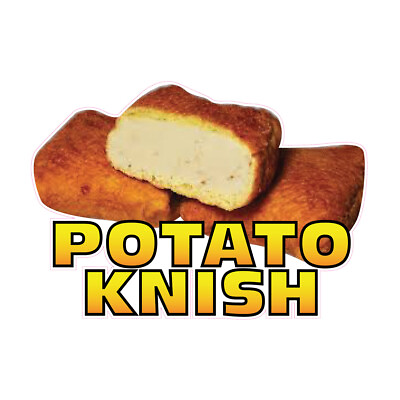 Potato Knish Concession Restaurant Food Truck Die Cut Vinyl Sticker $10.99