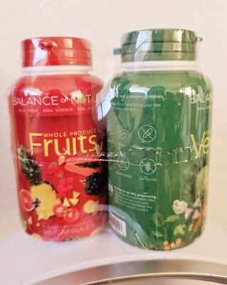 #ad Balance of Nature Fruits and Veggies Whole Food Supplement 180 Capsules $54.98