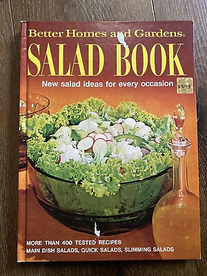 #ad #ad Vintage 1969 Better Homes amp; Gardens Salad Cooking Recipes Cook Book Cookbook $39.99