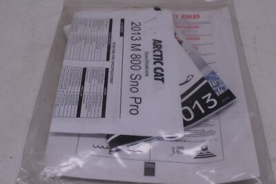 #ad 2013 Arctic Cat M 800 Sno Pro Manual $18.99