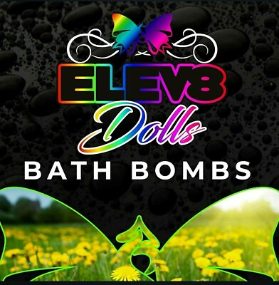 Elev8 Bath Bomb Glass Marble Bakers Dozen 13 Hand blown Dye Free Bogo12 $100.00