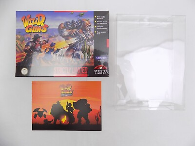 #ad Brand New Sealed Boxed SNES Super Nintendo Wild Guns Strictly Limited NTSC ... AU $263.20