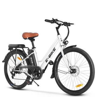 26quot; Electric Bike 500W Electric Cruiser Bike City Commuter E Bikes 36V Battery $568.99