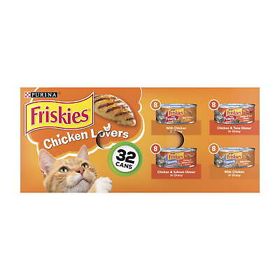 #ad Purina Pate Wet Cat Food for Adult Cats Soft Chicken Lovers Variety Pack $25.00