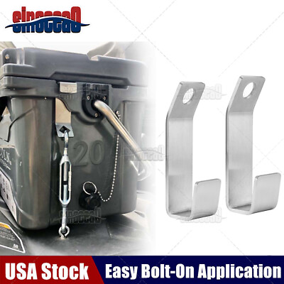 Heavy Duty Cooler Lock Brackets Tie Down Accessories For YETI RTIC Coolers $16.14