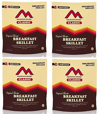 #ad #ad 4 Pack Mountain House Classic Breakfast Skillet Emergency Camping Survival Food $44.99