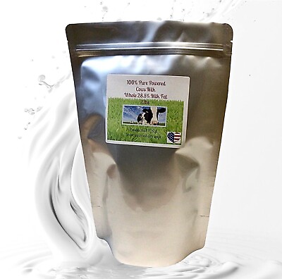 Whole Fat Dry Powdered Milk*USA Made*Mylar Bag*Emergency Food Supply Up to 20lbs $24.98