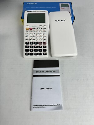#ad Catiga Cs 121 Scientific Calculator with Graphic Functions Multi Modes White New $14.99