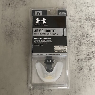 #ad Under Armour ArmourBite Performance Mouthguard Adult Fit Age 12 New $17.00