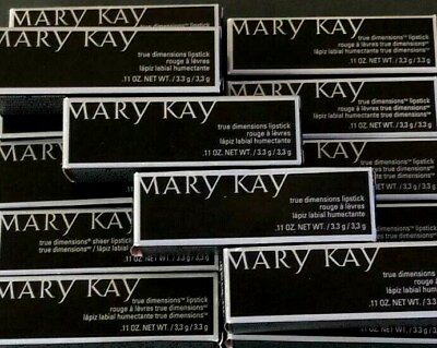 #ad Mary Kay True Dimensions Lipstick Matte or Sheer You CHOOSE Shade RARE Fast ship $10.00