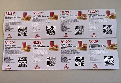 #ad #ad Wendy#x27;s Coupons. Dave#x27;s Single Cheeseburger Combo x8. Ontario Only. Exp Jun 2 24 C $3.85