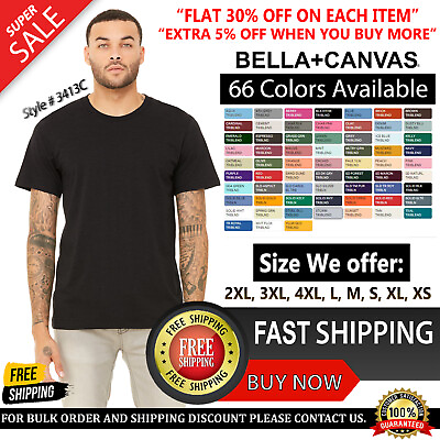 #ad #ad Bella Canvas Unisex Short Sleeve T Shirt 3413C Crew Neck Stylish T Shirt $11.66