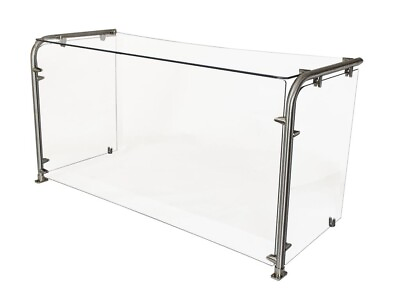 #ad #ad 84quot; Cafeteria 90 Angle Sneeze Guard Glass $6104.79