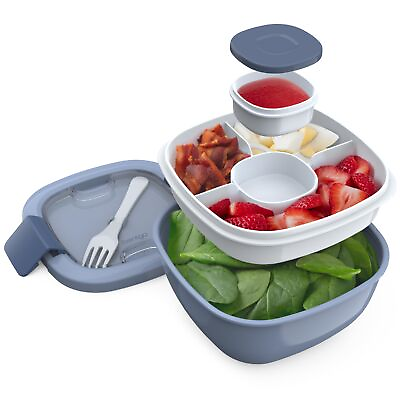 #ad Bentgo® All in One Salad Container Large Salad Bowl Bento Box Tray Leak P... $31.15