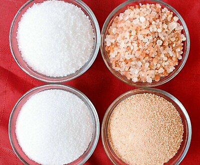 #ad #ad Himalayan Pink Sea Salt Fine amp; Coarse Grain 5g 100Lbs Bulk Food amp; Bath Grade $28.29
