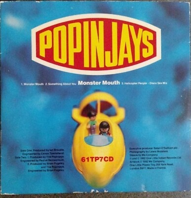 #ad Monster Mouth by Popinjays CD Single 1992 GBP 4.99