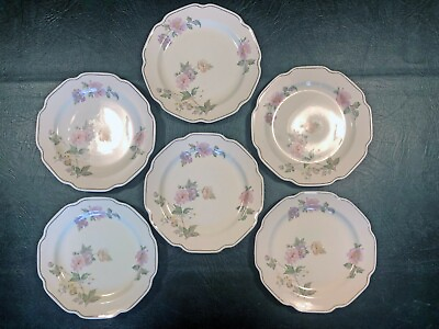 Vintage Mount Clemens Pottery Plates Set of 6 Early Pattern MTC3 1932 $39.00