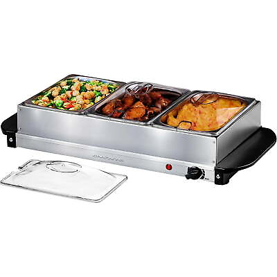 #ad Electric Buffet Server amp; Food Warmer Temperature Control Perfect for Parties $33.88