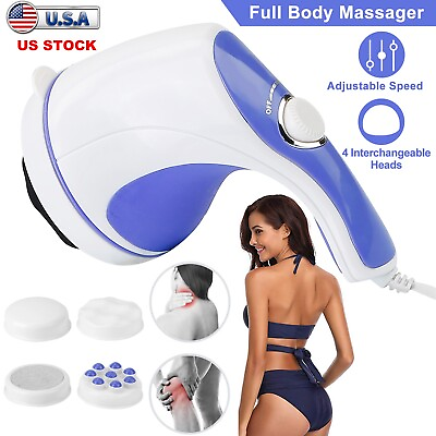 Electric Handheld Vibrating Massager Full Body Anti cellulite Slimming Machine $24.60