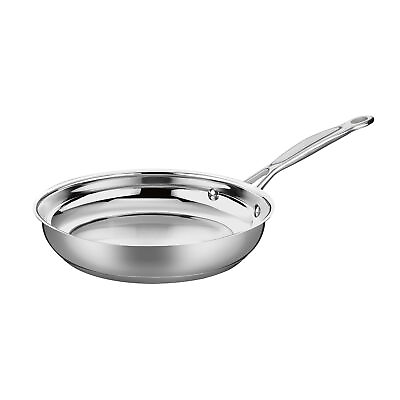 #ad #ad Cuisinart Chef#x27;s Classic Stainless 8 Inch Open Skillet Stainless Steel $18.89