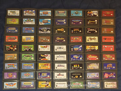 #ad Nintendo GBA Gameboy Advance Games Bundle Lot Variety Titles Rare 20% Off $22.99