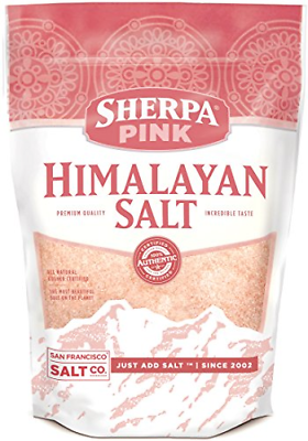 #ad Sherpa Pink Gourmet Himalayan Salt 5 lb. Bulk Bag Extra Fine Grain for Food Bath $22.99
