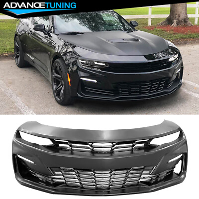 For 19 23 Chevrolet Camaro 19 SS Style Unpainted Front Bumper Cover Conversion $879.99