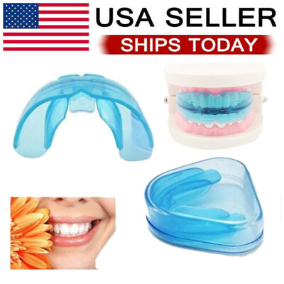 New Silicone Dental Mouth Night Mouth Guard Night Teeth Tooth Grinding Sleep Aid $6.69