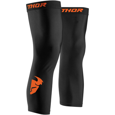 THOR MX Motocross COMP Knee Guard Sleeve One Pair Black Choose Size $21.25