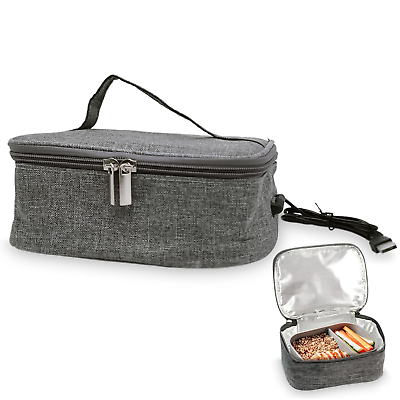 #ad Portable Food Warmer Lunch Box Electric Lunch Box for Adults Gray Meal Prep Lu $37.69
