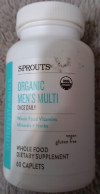 #ad Sprouts Organic Men’s Multi Whole Foods Vitamins Minerals Herbs Exp 11 25 $37.95