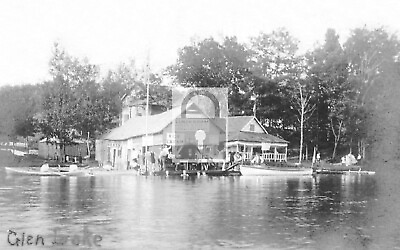 #ad Boat Dock General Store Restaurant Glen Lake New York NY Reprint Postcard $4.99